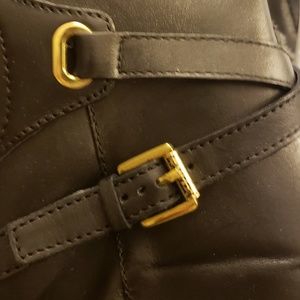 Ralph Lauren leather boots, 9.5, 3" heel.